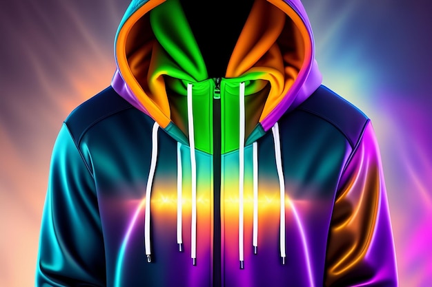 Neon Background Ai Gerar