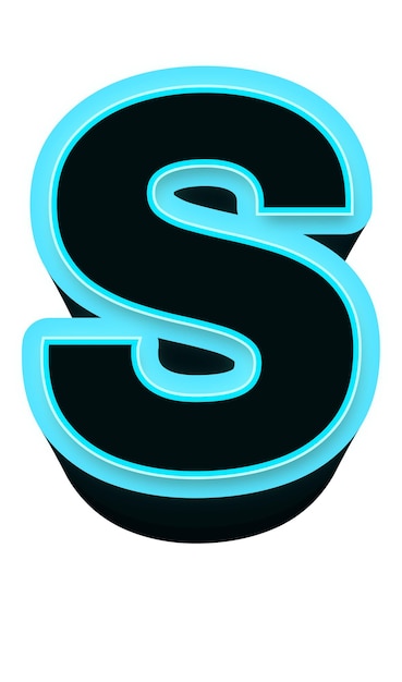 Neon-Buchstaben des Alphabets