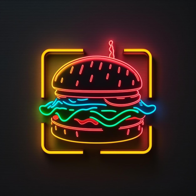 Neon-Burger-Design