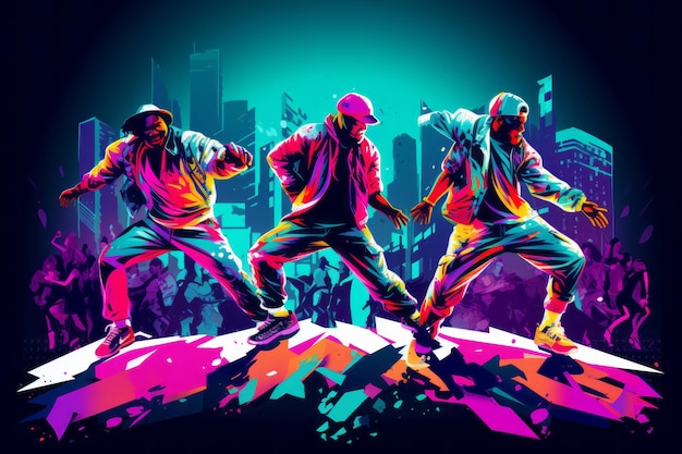 Neon Clash Explosive Street Style Dance Battle desatado por breakdancers y artistas de hip hop