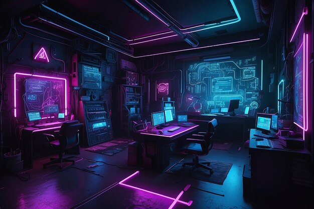 Neon-Code-Enigma