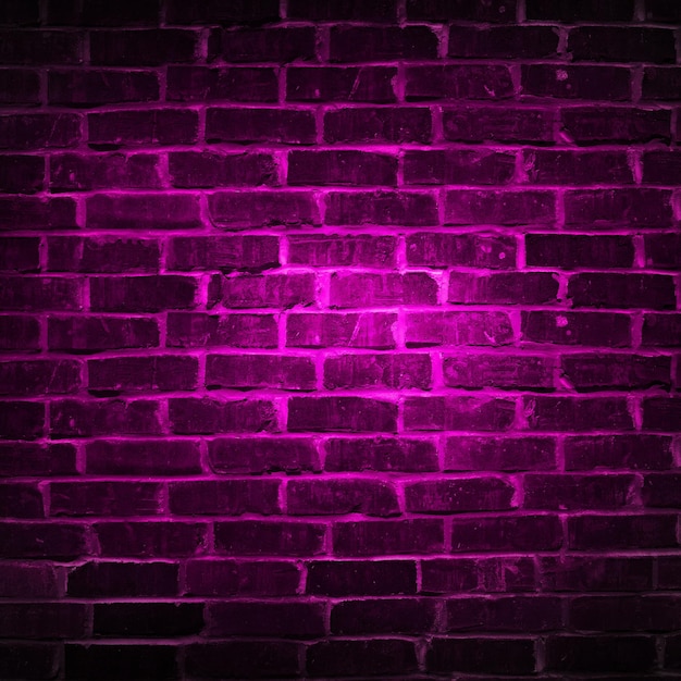 Neon de fundo premium na parede de luz de parede