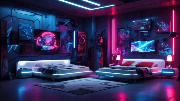 Neon Dreams Das Cyberpunk-Heiligtum des Edge Runner