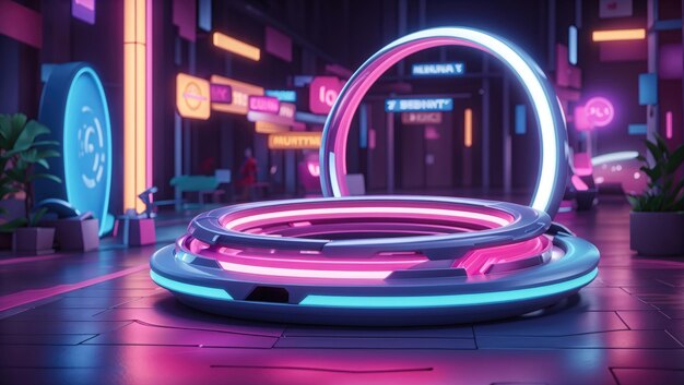 Neon Dreams Die Metropole des futuristischen Digital Native