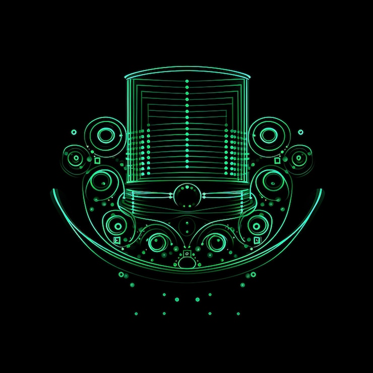 Foto neon dreams revela el espectro ecléctico de la brillantez del arte de la línea