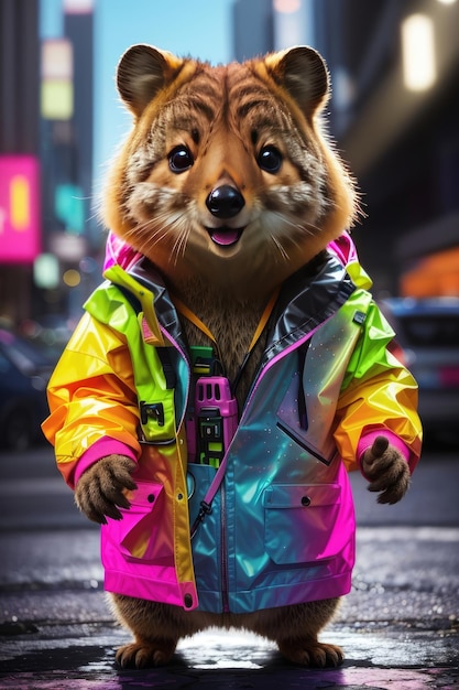 Neon Dreamscape A surreal aventura promocional do Quokka