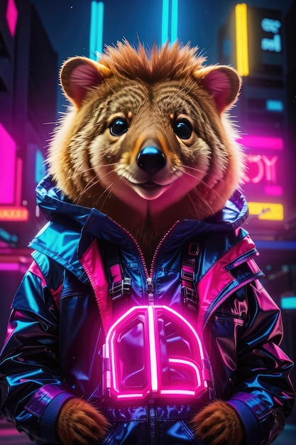 Neon Dreamscape A surreal aventura promocional do Quokka