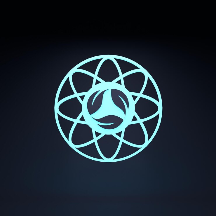 Foto neon eco icono ecología conservación concierto 3d render ilustración