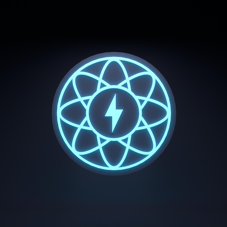 Foto neon eco icono ecología conservación concierto 3d render ilustración
