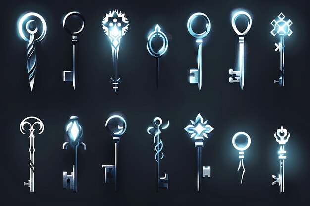 Neon Glowing Web und Social Icon Collection Erhöhen Sie Ihr Icon-Design mit dem vielseitigen Set Y2K Outline