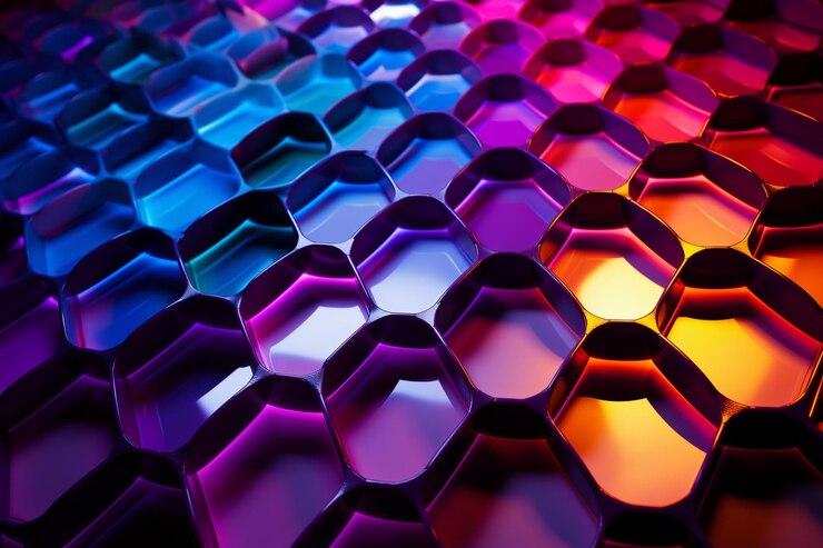 Foto neon hexa rave