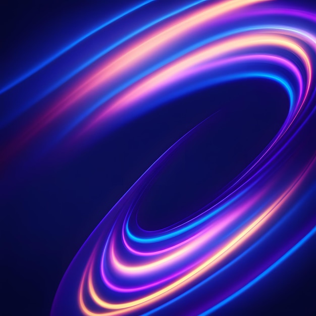 Neon-Lichtlinien abstrakter Hintergrund