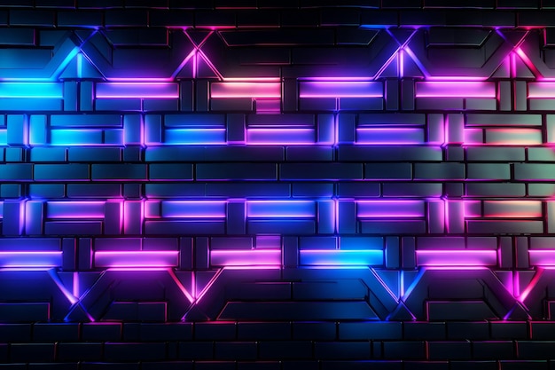 Neon Lights Dreamweave es una foto de papel de pared rgb