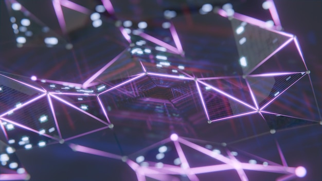 Neon Matrix Una odisea digital en el abismo virtual luminoso