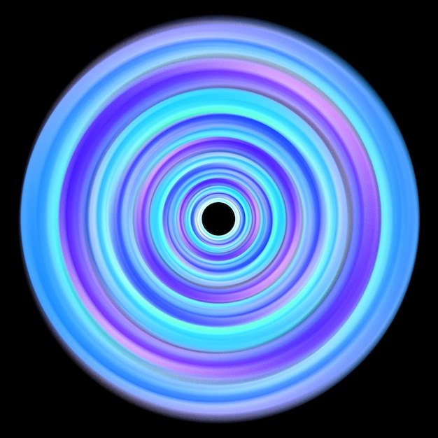 Neon-Radial-Spiral-Vorwärts-Halo-Tunnel-Effekt-Grafik