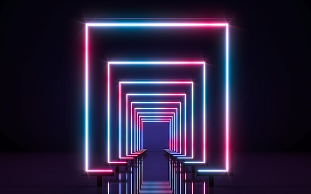 Neonröhrenlichter