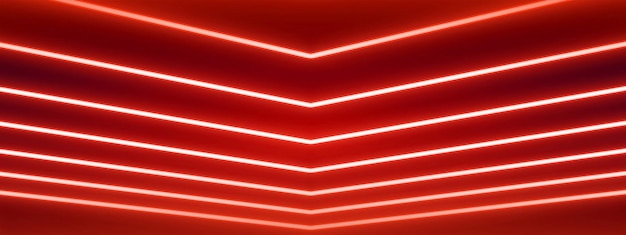Neonroter Hintergrund für Musikparty-Plakatdesign