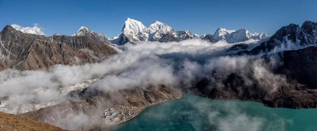 Nepal, Himalaya, Khumbu, región del Everest, Gokyo, Cholatse