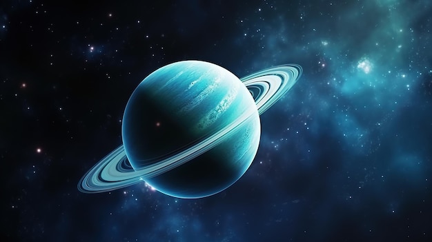 Neptun Planet im Weltraum Himmlische Kosmische Sonnensystem Astronomie Universum Galaktische Planetäre