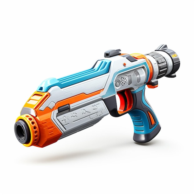 Nerf com fundo branco ultra hd de alta qualidade