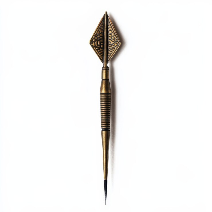 Foto nerf dart aislado en un fondo blanco sólido