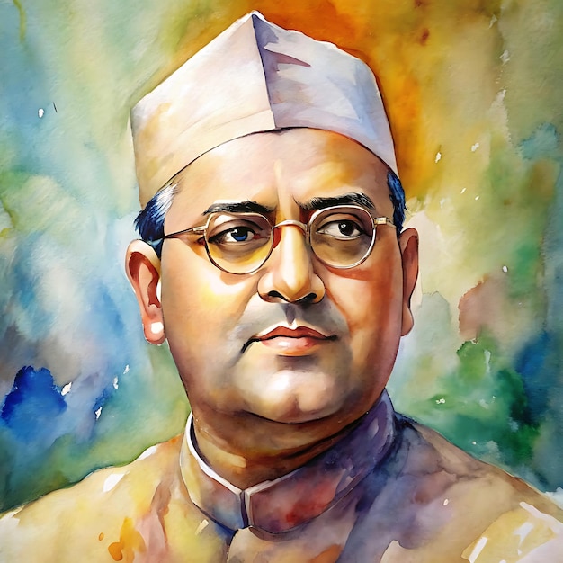 Netaji Subhas Chandra Bose Jayanti Diseño de saludos por el luchador por la libertad indio Netaji subhas chandra bos