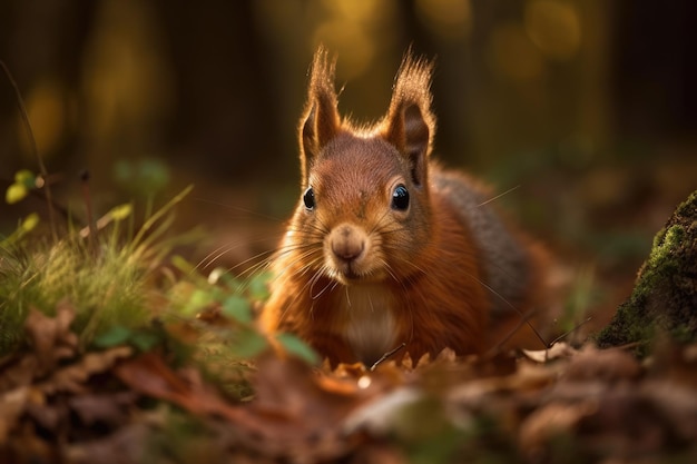 Nettes Eichhörnchen Schönes Bild