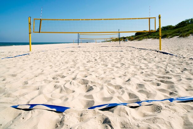 Netz auf dem Sand am Strand