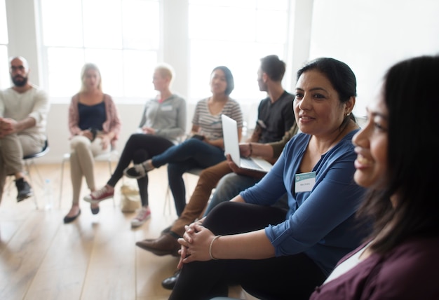 Foto netzwerk-seminar treffen ups konzept