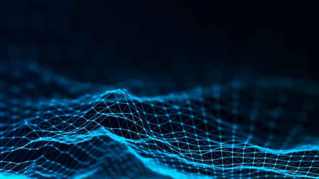 Netzwerkverbindungsstruktur Abstract Technologie-Hintergrund Wissenschaftliche Hintergrund Big Data digitaler Hintergrund 3D-Rendering