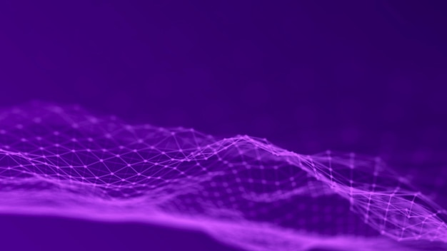 Netzwerkverbindungsstruktur Abstrakter Technologiehintergrund Wissenschaftlicher Hintergrund Große Daten digitaler Hintergrund 3D-Rendering