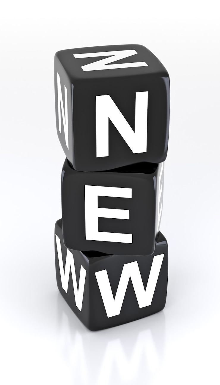 Foto neu - 3d weißer text über blackboxes. 3d-rendering