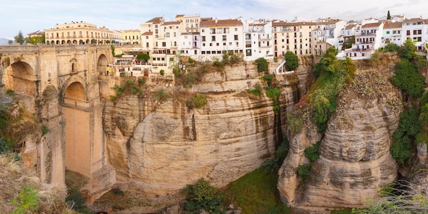 Neue Brücke Puente Nuevo in Ronda Spanien