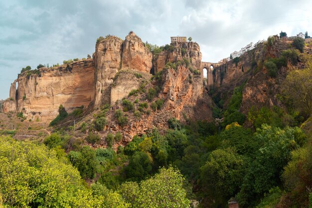 Foto neue brücke puente nuevo in ronda spanien