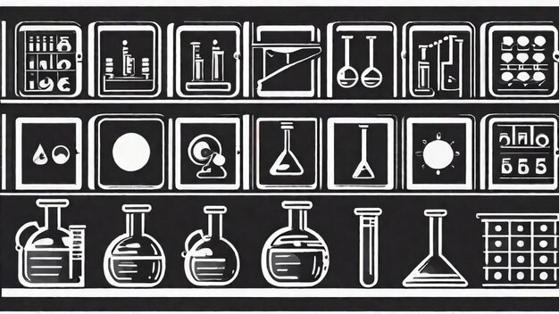 Foto neue entdeckungen im chemie-labor enthüllen