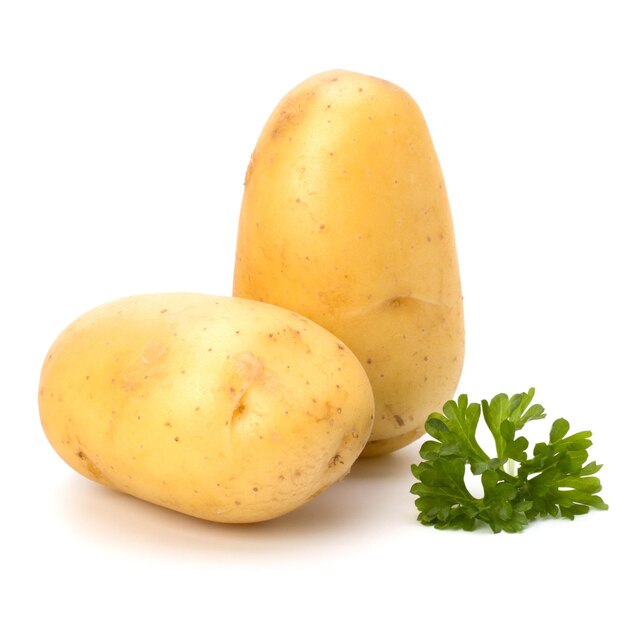 Neue Kartoffeln und grüne Petersilie