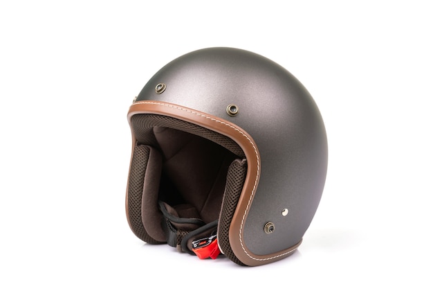 Neuer grauer Vintage Helm