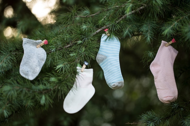 Neugeborene Babysocken