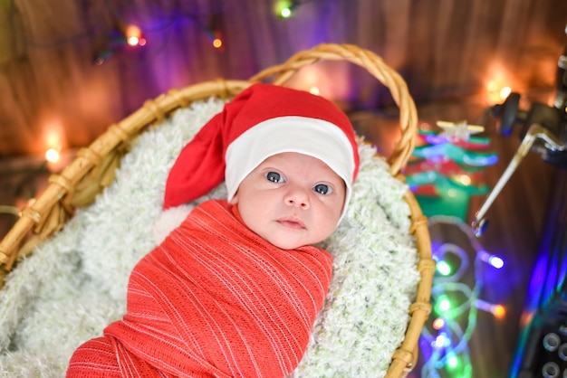 Neugeborenes Baby Weihnachten - Vintage