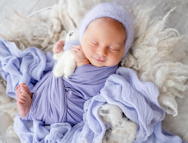 Neugeborenes Babyporträt