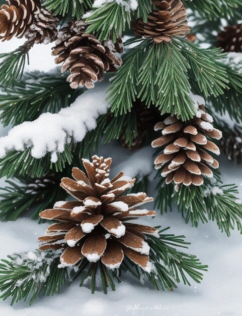 Neve de árvore de Natal