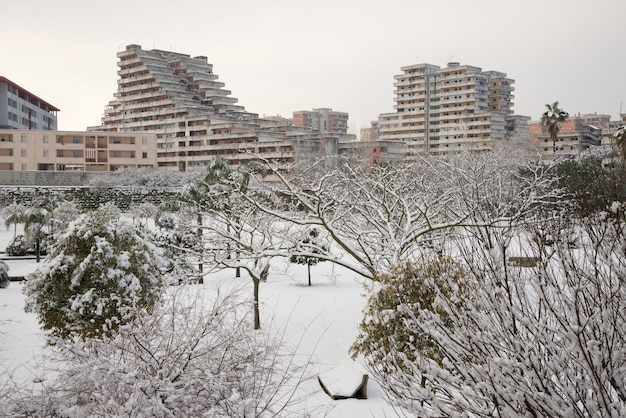 Neve em Scampia - Naples - IT