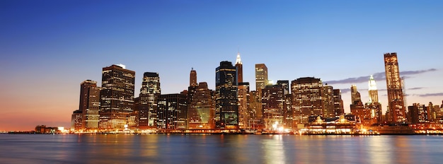 Foto new york city manhattan skyline panorama