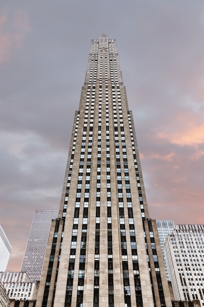 Foto new york, usa - 1. mai 2016: rockefeller center in new york city