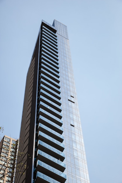 NEW YORK, USA - 5. Mai 2015: Manhattan moderne Architektur. Manhattan ist der am dichtesten besiedelte der fünf Bezirke von New York City