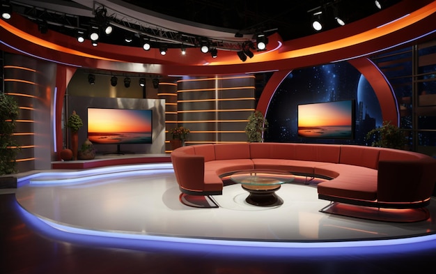 News Sets Broadcast Design International Stage Set Design Tv Set Design Tv Design