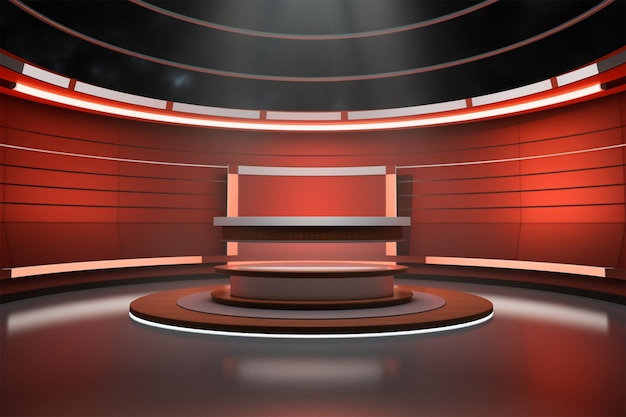 News Studio-Hintergrund für TV-Shows