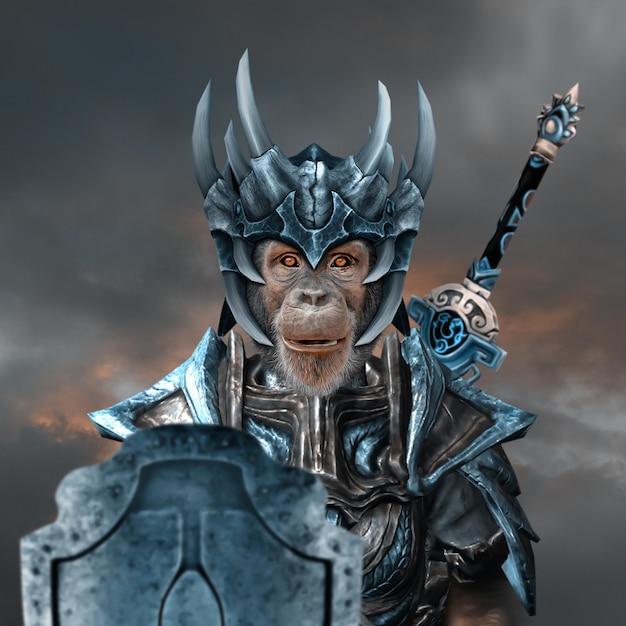 Nft Ape Colossal Krieg 004
