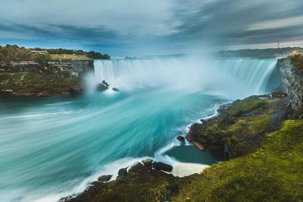 Niagara Falls-Panoramablick, Langzeitbelichtung