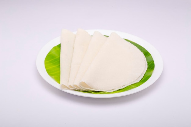 Nice pathiri sul indiano comida especial Malabar feita com farinha de arroz